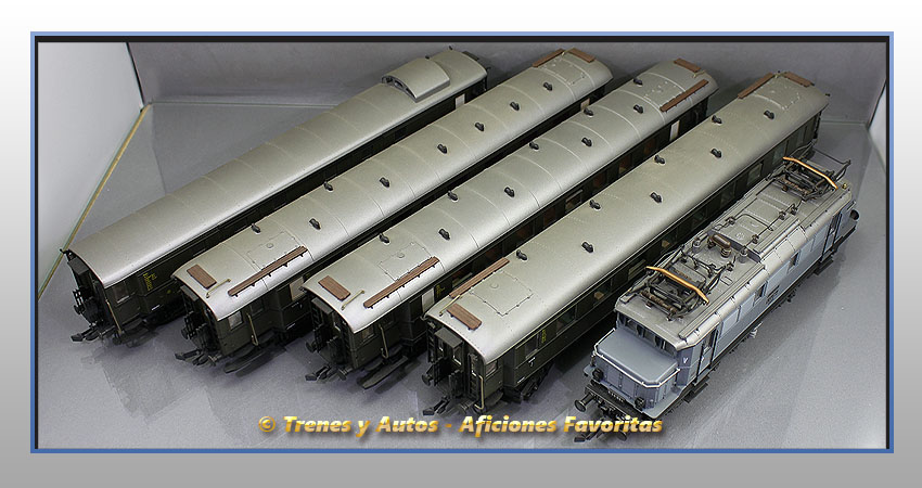Set tren pasajeros Locomotora eléctrica E44 - DRG